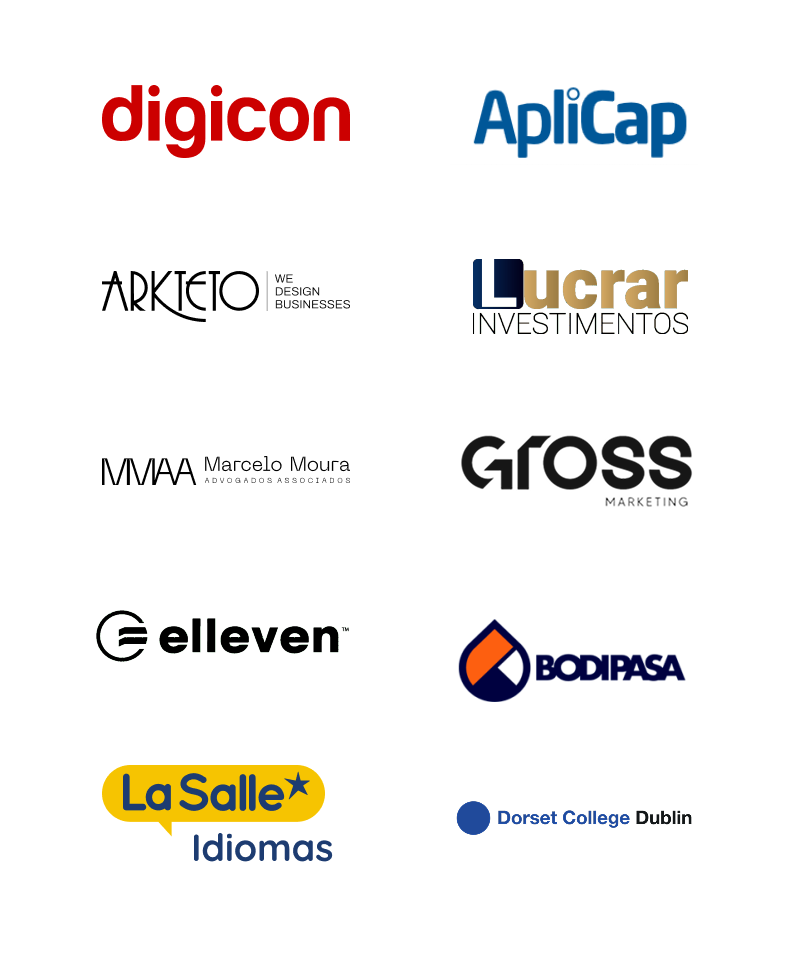 Novos clientes e projetos em andamento